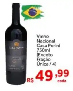 Shibata Supermercados Vinho Nacional Casa Perini (Exceto Fração Única / 4) oferta
