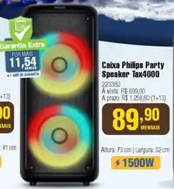 Berlanda Caixa Philips Party Speaker Tax4000 oferta