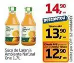 Tenda Atacado Natural one - suco de laranja ambiente oferta
