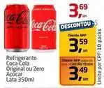 Tenda Atacado Coca-cola - refrigerante original ou zero açúcar oferta