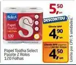 Tenda Atacado Select - papel toalha pacote 2 rolos 120 folhas oferta
