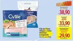 Atacadão Vitalmar - filé de pêixe tilápia c.vale/vitamar congelado oferta