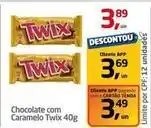 Tenda Atacado Twix - chocolate com caramelo oferta