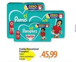 Atacadão Pampers - fralda descartável oferta