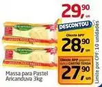 Tenda Atacado Aricanduva - massa para pastel oferta