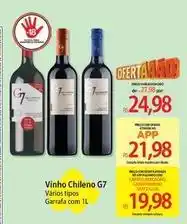 Atacadão De - vinho chileno g7 oferta