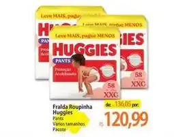 Atacadão Huggies - fralda roupinha oferta