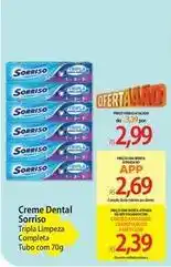 Atacadão Sorriso - creme dental oferta