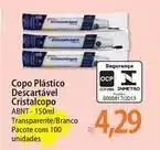 Atacadão Cristalcopo - copo plástico descartável cristalcopo oferta