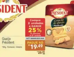 Supermercados Condor Queijo Président oferta