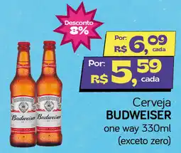 Cometa Supermercados Cerveja budweiser one way oferta