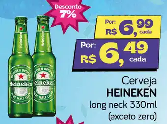 Cometa Supermercados Cerveja heineken long neck oferta