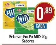 Dovale Refresco Em Po Mid 20g Sabores oferta