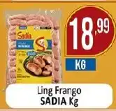 Dovale Ling Frango SADIA Kg oferta