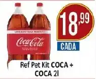 Dovale Ref Pet Kit Coca + Coca 2l oferta