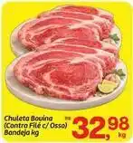 Fort Atacadista Bovina - chuleta bouina (contra filé c/ osso) bandeja oferta