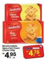 Fort Atacadista Isabela - biscoito agua e sal/cream cracker oferta