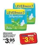Fort Atacadista Leve - absorvente sempre liure c/ abas oferta