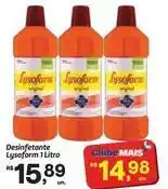 Fort Atacadista Lysoform - desinfetante oferta