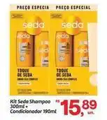 Fort Atacadista Seda - kit shampoo 300ml + condicionador 190ml oferta