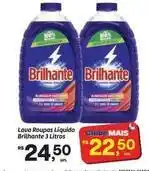 Fort Atacadista Brilhante - lava roupas líquido 3 litros oferta