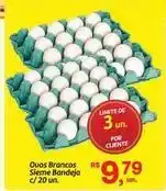 Fort Atacadista Ovos brancos sieme bandeja oferta