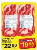 Fort Atacadista Sul - costela bul beef bouina tiras congelada oferta