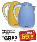 Fort Atacadista Chic - chaleira eletrica colorida lar 1,8 litros oferta