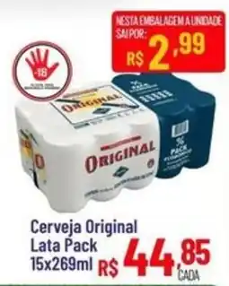 Max Atacadista Cerveja Original Lata Pack oferta
