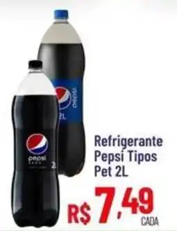 Max Atacadista Refrigerante Pepsi Tipos Pet 2L oferta