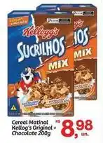 Fort Atacadista Sucrilhos - cereal matinal kellogs original + chocolate oferta