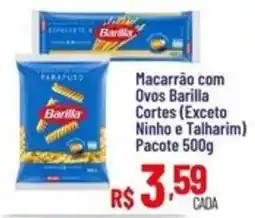 Max Atacadista Macarrão com Ovos Barilla Cortes oferta