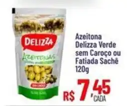Max Atacadista Azeitona Delizza Verde sem Caroço ou Fatiada Sache oferta