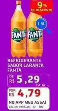 Assaí Atacadista Fanta - refrigerante sabor laranja oferta