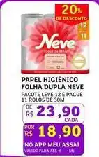 Assaí Atacadista Neve - papel higiênico folha dupla oferta