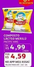 Assaí Atacadista Merilú - composto lacteo oferta