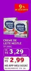 Assaí Atacadista Nestlé - creme de leite oferta