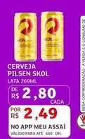 Assaí Atacadista Pilsen - cerveja skol oferta