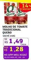 Assaí Atacadista Quero - molho de tomate tradicional oferta