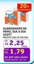 Assaí Atacadista Scott - guardanapo de papel a dia oferta