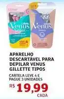 Assaí Atacadista Gillette - aparelho descartável para depilar oferta