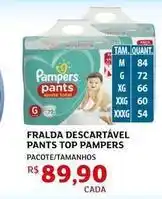Assaí Atacadista Pampers - fralda descartável pants top oferta