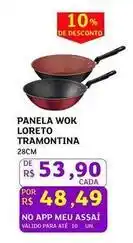 Assaí Atacadista Tramontina - panela wok tramotina oferta