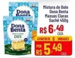 Max Atacadista Mistura de bolo dona benta massas claras oferta
