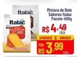 Max Atacadista Mistura de Bolo Sabores Italac oferta