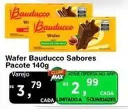 Max Atacadista Wafer Bauducco Sabores oferta