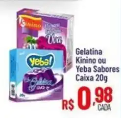 Max Atacadista Gelatina ou Yeba Sabores oferta