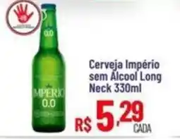 Max Atacadista Cerveja Império sem Álcool Long Neck oferta
