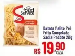 Max Atacadista Batata Palito Pré Frita Congelada Sadia Pacote oferta