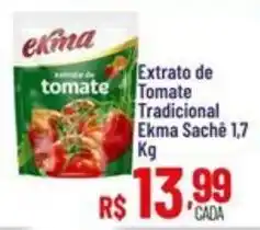Max Atacadista Extrato de tomate tradicional ekma sachê oferta
